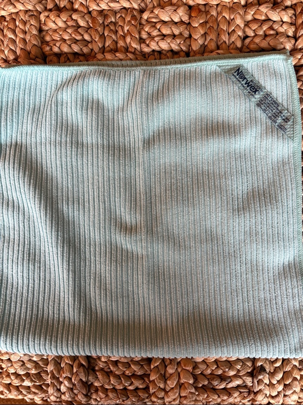 Norwex Sea Mist Ribbed Textured Kitchen Cloth - Picture 3 of 3